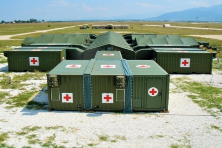 Применение кислорода в полевых госпиталях