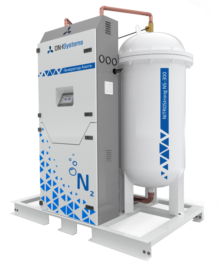 Двухбашенный генератор азота