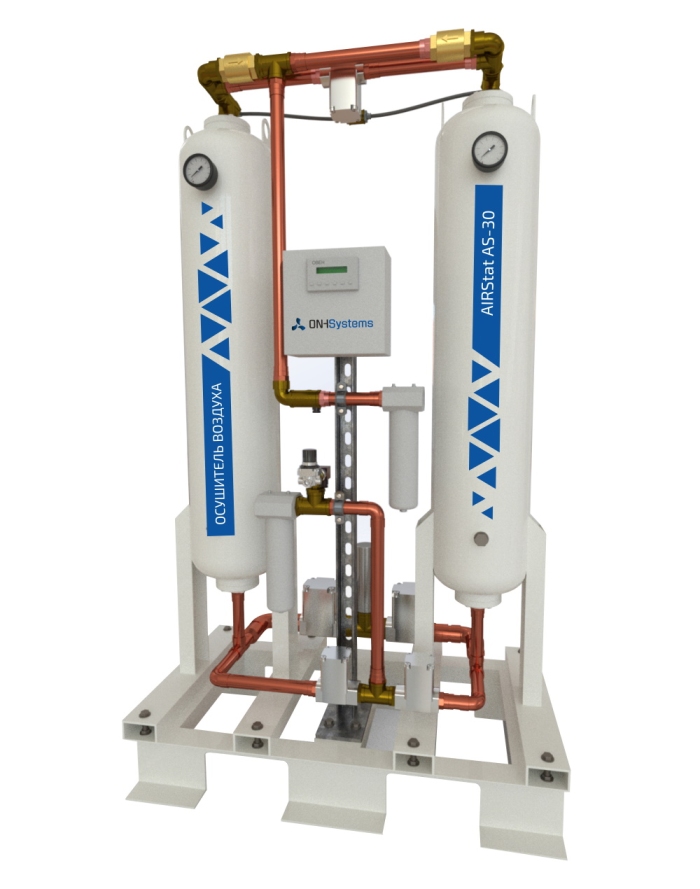 Адсорбционные осушители с горячей регенерацией